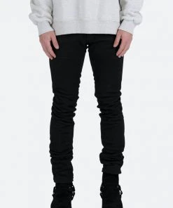 Mnml M318 Suede Slim Pants - Black