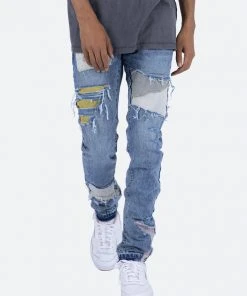 Mnml M328 Slim Denim - Blue/Natural