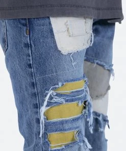 Mnml M328 Slim Denim - Blue/Natural