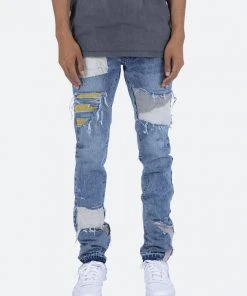 Mnml M328 Slim Denim - Blue/Natural
