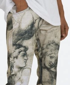 Mnml M351 Art Slim Denim - Black/White