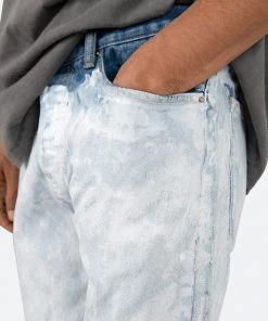 Mnml M358 Painted Slim Denim - Blue/White