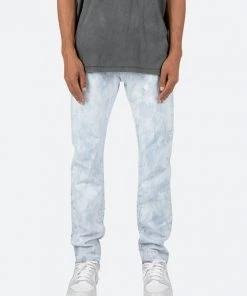 Mnml M358 Painted Slim Denim - Blue/White