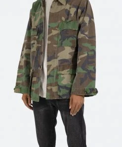 Mnml Tops M65 Shirt - Camo