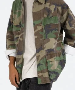 Mnml Tops M65 Shirt - Camo