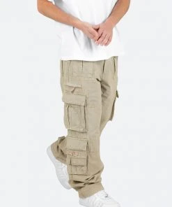 Mnml Military Cargo Pants - Brown Bottoms