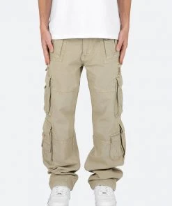 Mnml Military Cargo Pants - Brown Bottoms