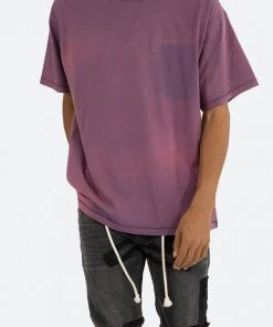 Mnml Missing Pocket Tee - Purple Tops