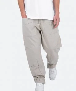 Mnml Multi Zip Cargo Pants - Stone