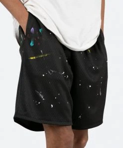 Mnml Bottoms Painter Mesh Shorts - Black