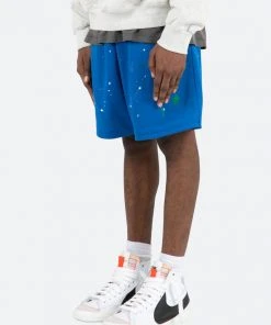 Mnml Painter Mesh Shorts - Blue Bottoms