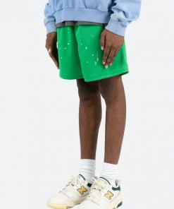 Mnml Painter Mesh Shorts - Green