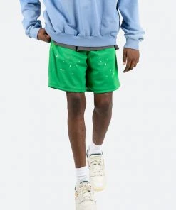 Mnml Painter Mesh Shorts - Green
