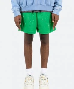 Mnml Painter Mesh Shorts - Green
