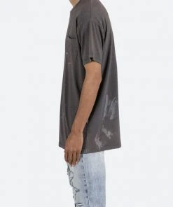 Mnml Tops Painter Pocket Tee - Charcoal Grey