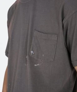 Mnml Tops Painter Pocket Tee - Charcoal Grey