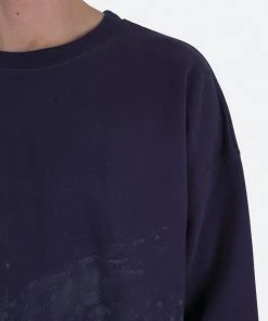 Mnml Painter's L/S Tee - Navy Tops