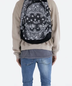 Mnml Paisley Backpack - Black
