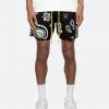 Mnml Bottoms Paisley Knit Shorts - Black