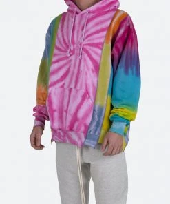 Mnml Outerwear Patchwork Dyed Hoodie - Multi
