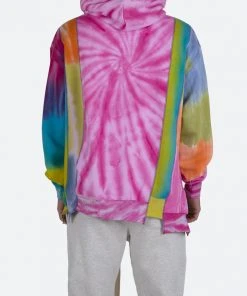 Mnml Outerwear Patchwork Dyed Hoodie - Multi