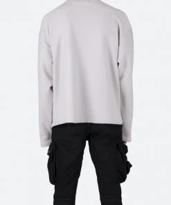 Mnml Outerwear Quarter Zip Pullover - Off White