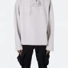 Mnml Outerwear Quarter Zip Pullover - Off White