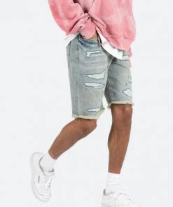 Mnml R465 Denim Shorts - Blue