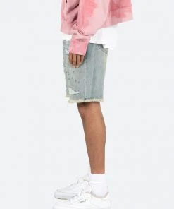 Mnml R465 Denim Shorts - Blue