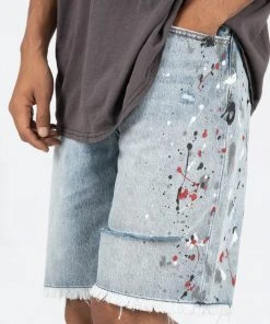 Mnml R466 Denim Shorts - Blue