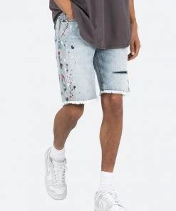 Mnml R466 Denim Shorts - Blue