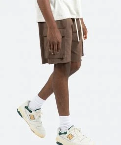 Mnml Relaxed Cargo Shorts - Brown Bottoms