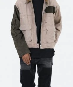Mnml Reworked Field Jacket - Tan