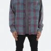 Mnml Tops Scorpion Vintage Flannel - Green/Purple