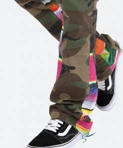Mnml Serape Bootcut Cargo Pants - Camo B Flare Denim