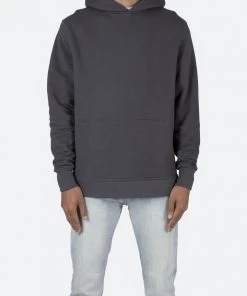 Mnml Side Zip Hoodie - Black Outerwear