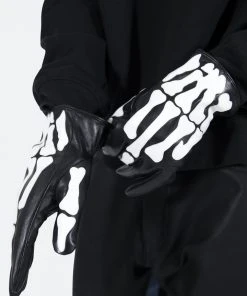 Mnml Skeleton Gloves - Black/White