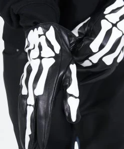 Mnml Skeleton Gloves - Black/White