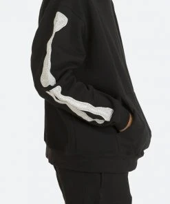 Mnml Skeleton Hoodie - Black Outerwear