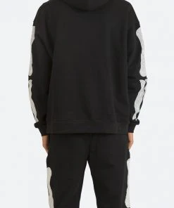 Mnml Skeleton Hoodie - Black Outerwear