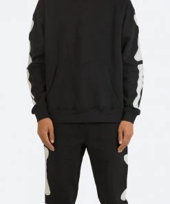 Mnml Skeleton Hoodie - Black Outerwear
