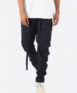 Mnml Snap Western Pants - Black