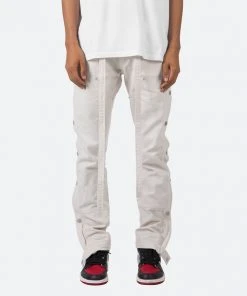 Mnml Bottoms Snap Western Pants - Pale Tan