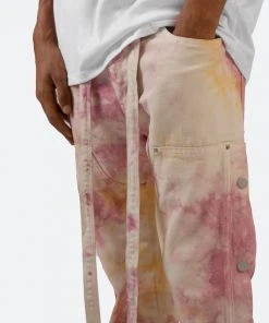 Mnml Snap Western Pants - Pink