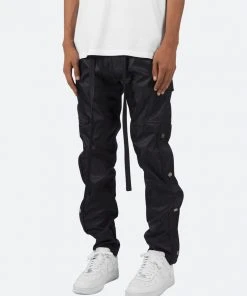 Mnml Bottoms Snap Zipper II Cargo Pants - Black