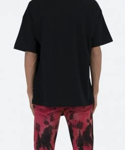 Mnml Spider Web Tee - Black Tops