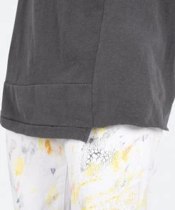 Mnml Split Panel Tee - Vintage Black