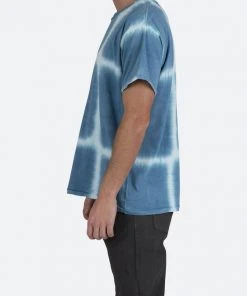 Mnml Tops Spray Dyed Tee - Blue
