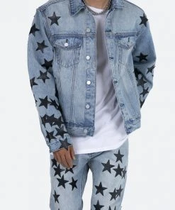 Mnml Outerwear Star Trucker - Blue/Black