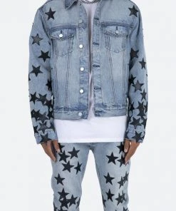 Mnml Outerwear Star Trucker - Blue/Black